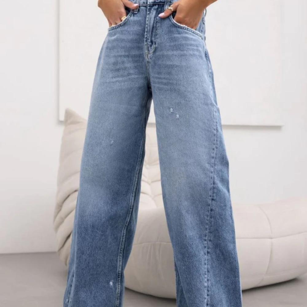 Kolekcja spodni jeansowych dassey.eu na co dzień , jeansowe , dzwony , z poszerzaną nogawką , z prostą nogawką , z wysokim stanem.